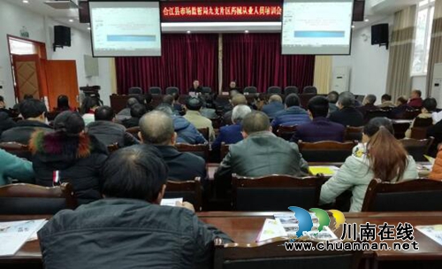 合江县市场监管局召开药品从业人员培训会(图1)
