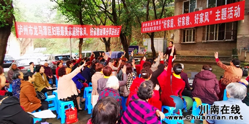 龙马潭区红星街道红星社区开展“好家庭好家教好家风”主题活动(图1)