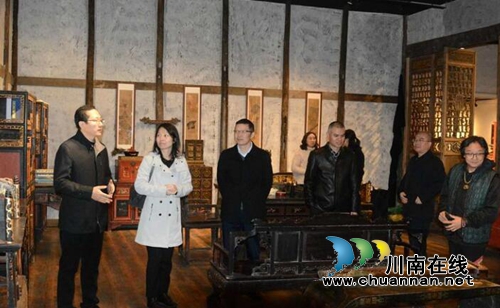 省委统战部新阶处领导率队调研楠域奇缘博藏馆(图4)