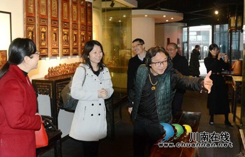 省委统战部新阶处领导率队调研楠域奇缘博藏馆(图9)