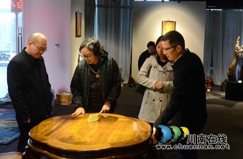 省委统战部新阶处领导率队调研楠域奇缘博藏馆(图10)