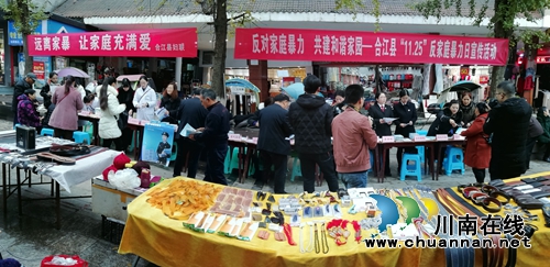 合江县妇联开展全方位、多角度“反家暴”宣传活动(图2)
