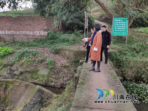 宜宾南溪区长兴镇党政领导开展巡河库工作(图1)