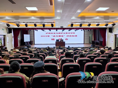 龙马潭区玉带河学校召开“活力课堂”评价标准培训会(图1)
