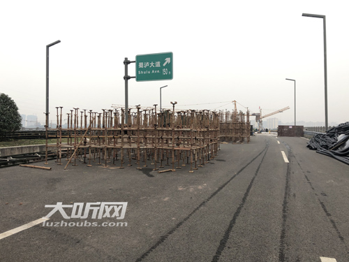 泸州二环路进展&nbsp;蜀泸立交明年基本建成并通车(图1)