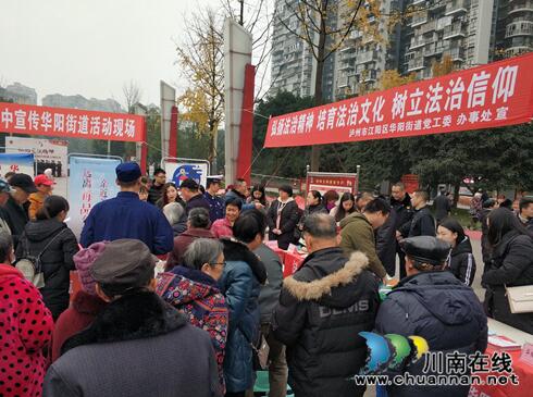 江阳区华阳街道开展国家宪法日集中宣传活动(图2)