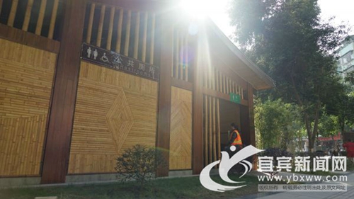 宜宾“竹公厕”清新文艺颜值高&nbsp;成网红打卡地(图6)