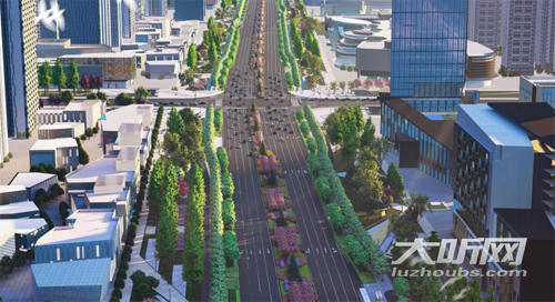 泸州城西再添景观大道&nbsp;出行步步皆风景(图4)