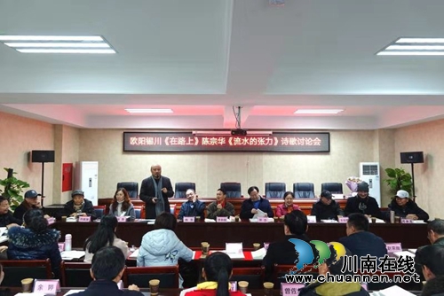 泸州举行《在路上》《流水的张力》诗歌讨论会(图1)