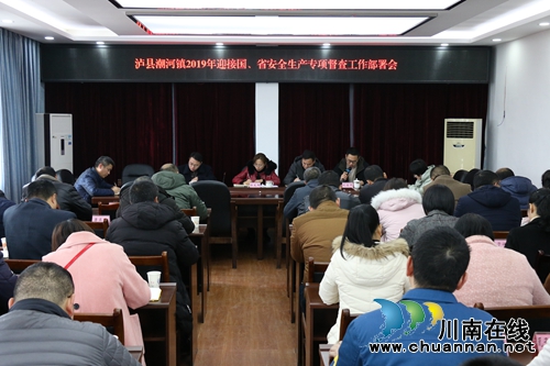 泸县潮河镇召开迎接国、省安全生产专项督查工作部署会(图1)