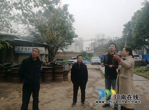 叶祥九到龙马潭区暗查暗访安全生产工作