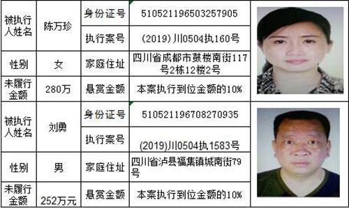 龙马潭法院发布悬赏公告:总金额高达800万!(图9) 龙马潭法院发布悬赏公告:总金额高达800万!(图9)