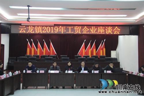 泸县云龙镇召开2019年工贸企业座谈会(图1)