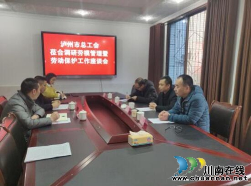 泸州市总工会领导莅临合江调研劳模暨劳动保护工作(图1)