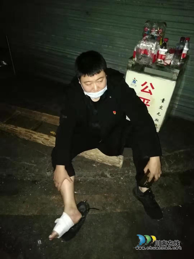 龙马潭区红星街道：轻伤不下疫线，永葆军人本色(图1)