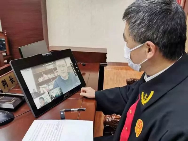 战疫情（三）│开庭不打烊，江阳法院利用互联网+审理案件(图5)