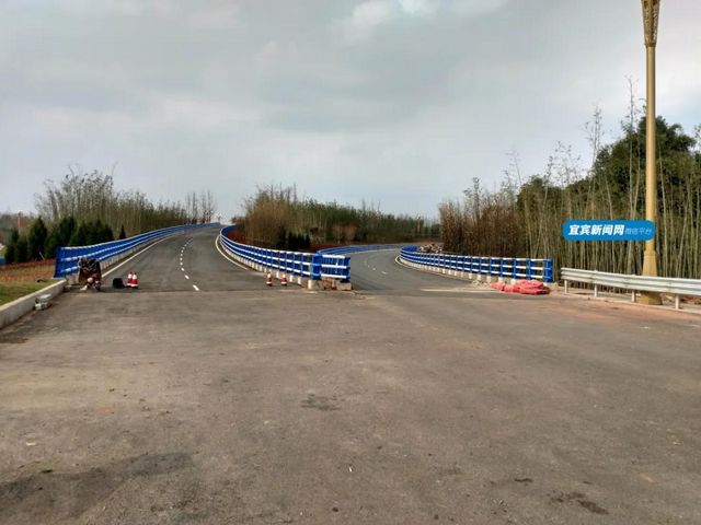 好消息！宜宾市区到五粮液机场的这段路达到通车条件！(图1)