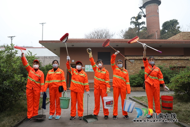 龙马潭区开展周末卫生大扫除活动(图3)