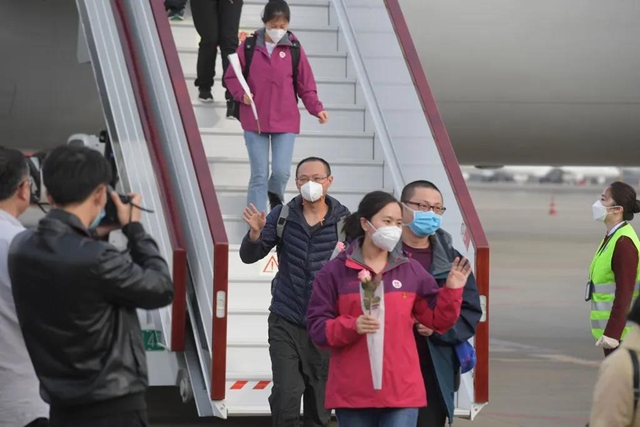 四川第六批援湖北医疗队回家，将去仁寿黑龙滩隔离修整(图5)