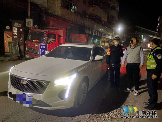 宜宾筠连交警大队开展夜查酒、醉驾集中统一行动(图2)