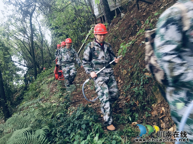 龙马潭区罗汉街道开展2020年森林防火演练(图5)