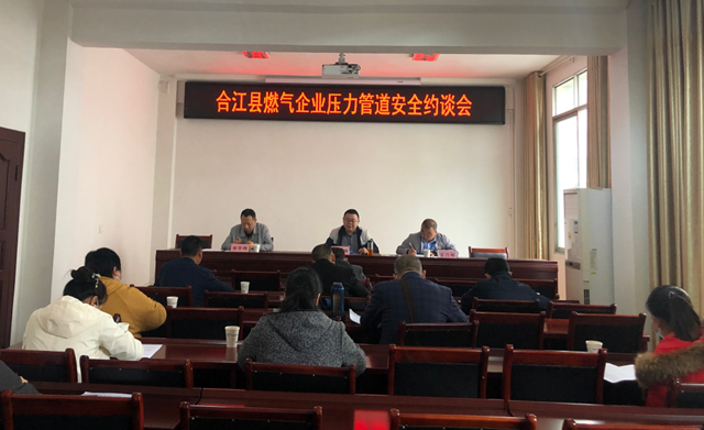 合江县市场监管局召开燃气企业压力管道安全约谈会(图1)