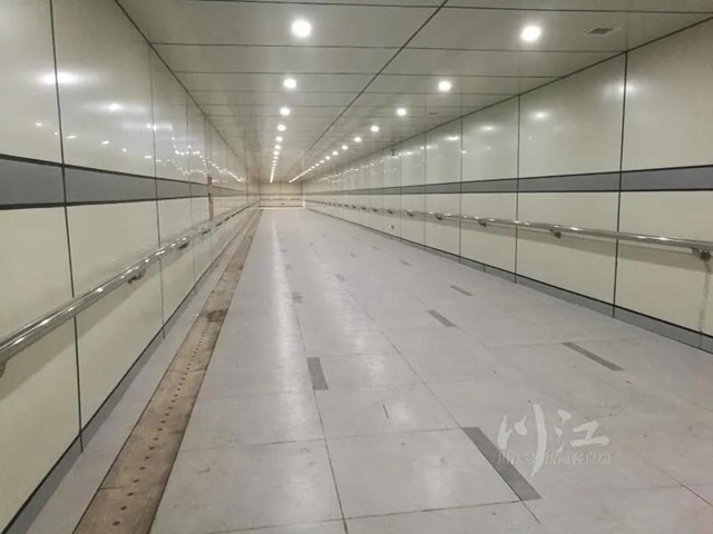 泸州职业技术学院人行地通已达通行条件,计划于下月竣工(图2) 泸州职业技术学院人行地通已达通行条件,计划于下月竣工(图2)