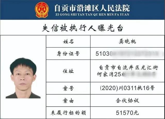 自贡一大批“老赖”名单曝光！有你认识的没?(图18)