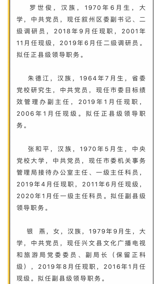 宜宾公布一批干部任前公示(图3)