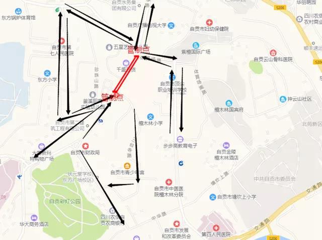 自贡本周末14条公交线路临时调整