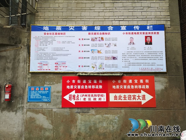 龙马潭区小市街道三举措加强地灾防治工作(图1)