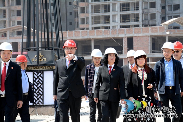 古蔺县法院院长汪小川到四川古鼎房地产开发有限公司调研破产重整推进情况(图2)