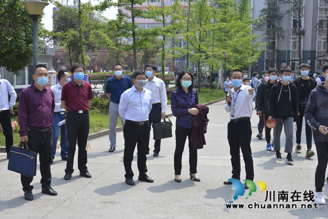 泸州市教育和体育局检查泸县建校开学复课工作(图2)
