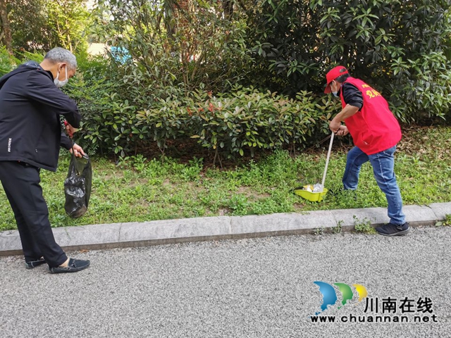 江阳区茜草街道沙坪社区开展爱国卫生月环境整治周活动(图2)