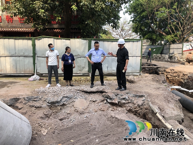 龙马潭区小市街道全面自查自纠守护绿水青山(图1)