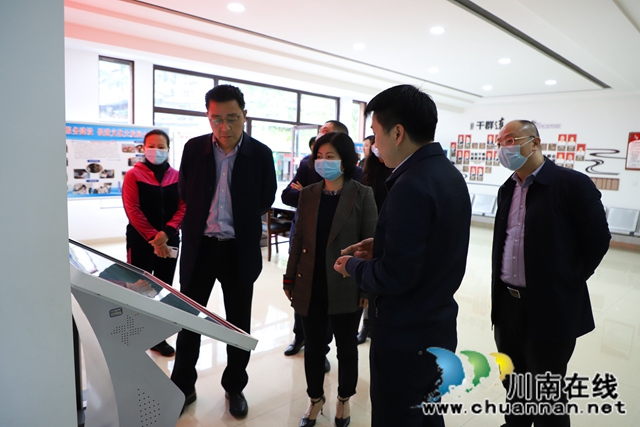 广元市苍溪县到泸州市泸县玉蟾街道考察综合文化站工作