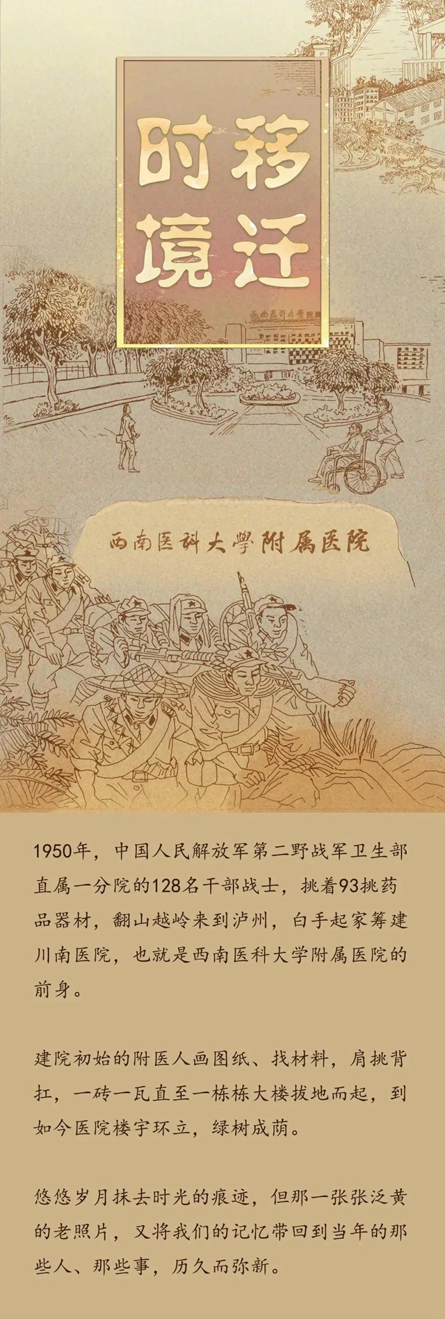 【70年·时移境迁】变了又变的西南医大附院大门，你看过几个？(图1)