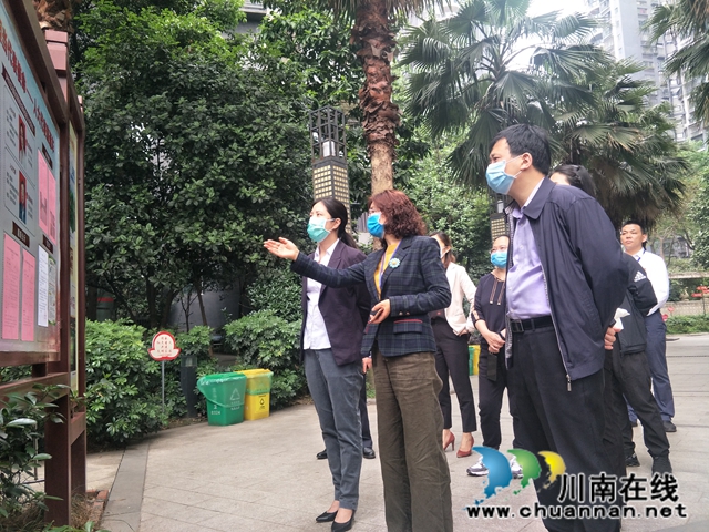 泸州市人大常委会调研龙马潭区红星街道大驿坝社区人大工作(图2)