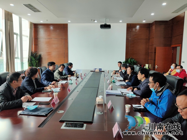 省地理测绘信息局调研泸州市测绘地理信息管理工作