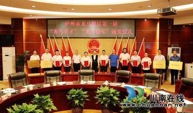 龙马潭：8人获第一届“龙马英才”奖，4家单位获“龙马伯乐”奖(图1)