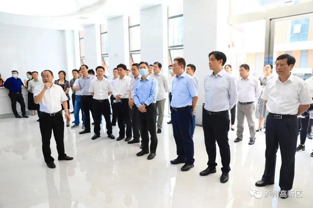 重庆市江津区党政代表团到泸州国家高新区考察