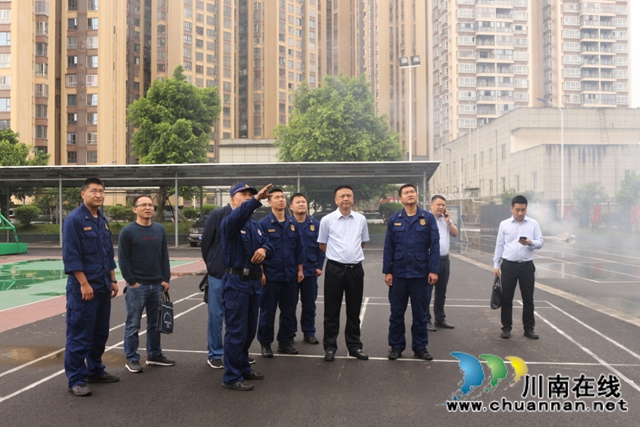 王晓谦率队调研合江县消防救援大队建设工作