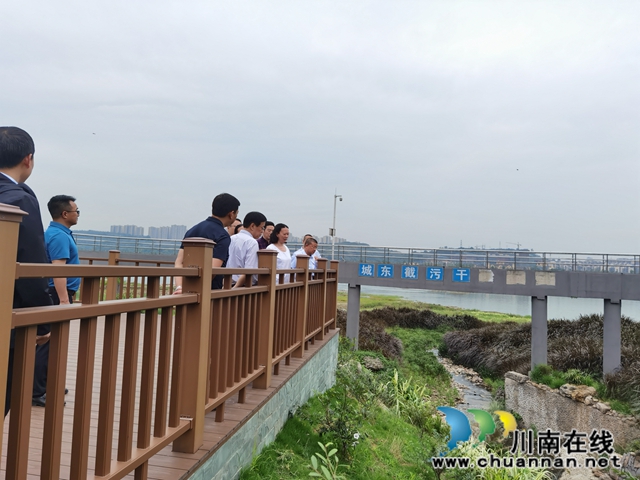 省监察厅一行督察龙马潭区罗汉街道老鹰丘雨污分流整治情况(图2)