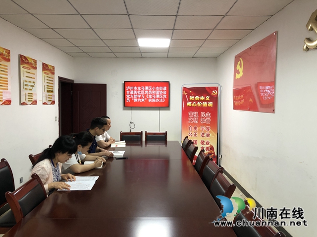 龙马潭区小市街道合道街社区党员和谐协会党支部开展固定党日活动(图2) 龙马潭区小市街道合道街社区党员和谐协会党支部开展固定党日活动(图2)