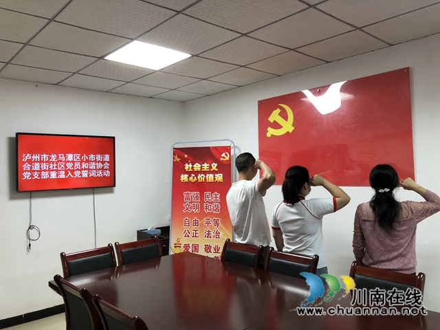 龙马潭区小市街道合道街社区党员和谐协会党支部开展固定党日活动(图1) 龙马潭区小市街道合道街社区党员和谐协会党支部开展固定党日活动(图1)