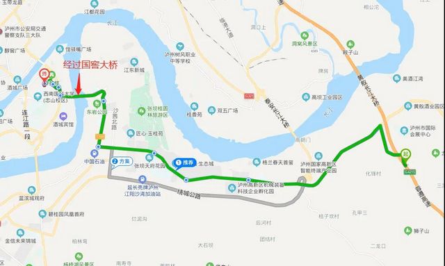 避堵！西南医大附院门口这份行车指南，你值得拥有(图3)