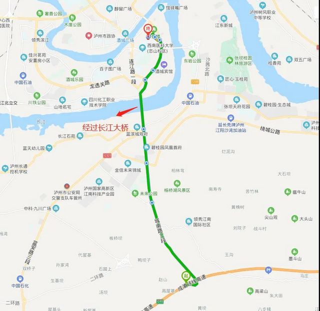 避堵！西南医大附院门口这份行车指南，你值得拥有(图4)
