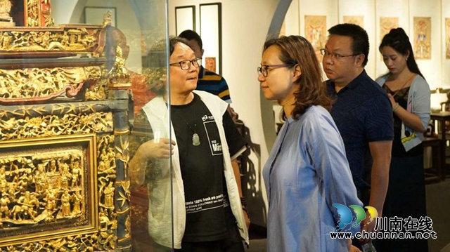 江阳区委常委李红梅：为楠域奇缘博藏馆的发展群策群力更有作为！ (图2)