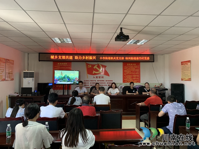 龙马潭区小市街道：城乡支部共建 助力乡村振兴(图1)