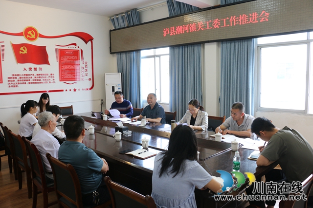 泸县关工委到潮河镇指导六好基层关工委创建活动(图1)